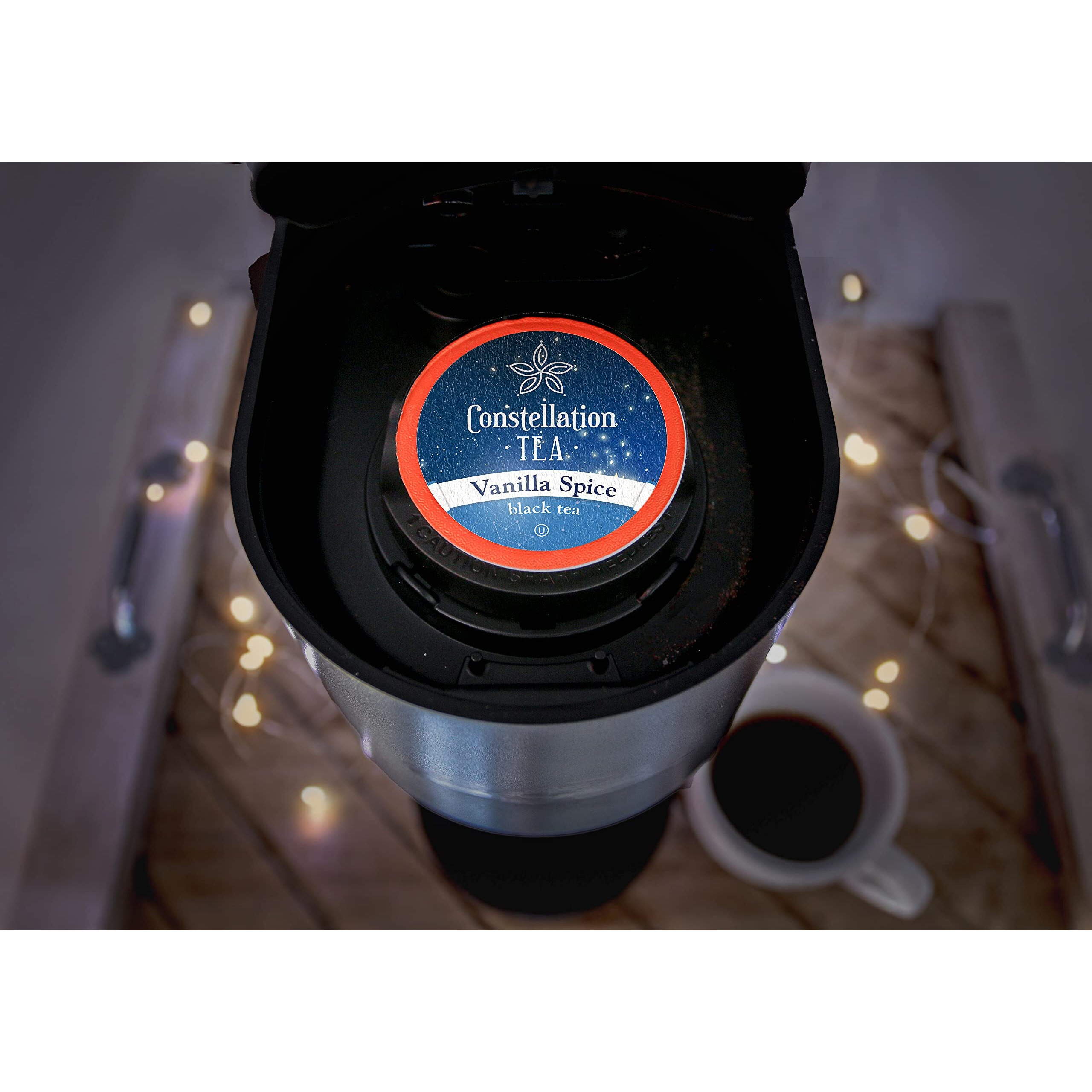 Constellation Tea Vanilla Spice Black Tea Pods Compatible With K Cup Brewers Including 2.0, 40 Count