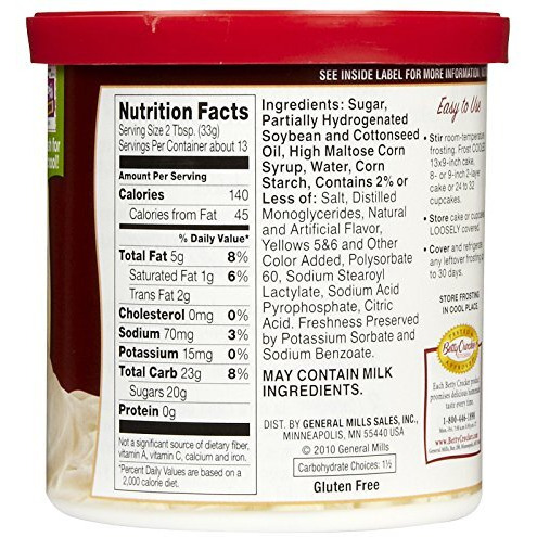 Betty Crocker Rich & Creamy Frosting - Cream Cheese - 16 Oz - 3 Pk