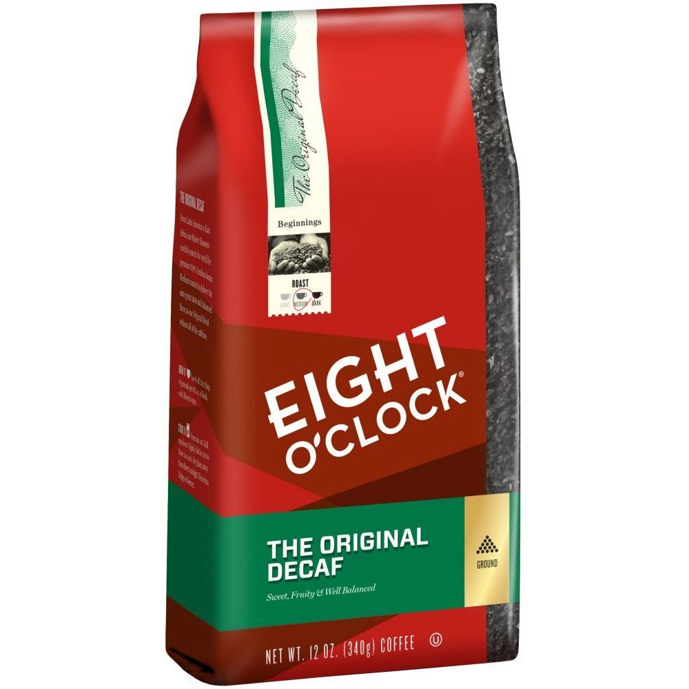 Eight O'Clock Coffee, Decaffeinated Ground, 12-Ounce Bag