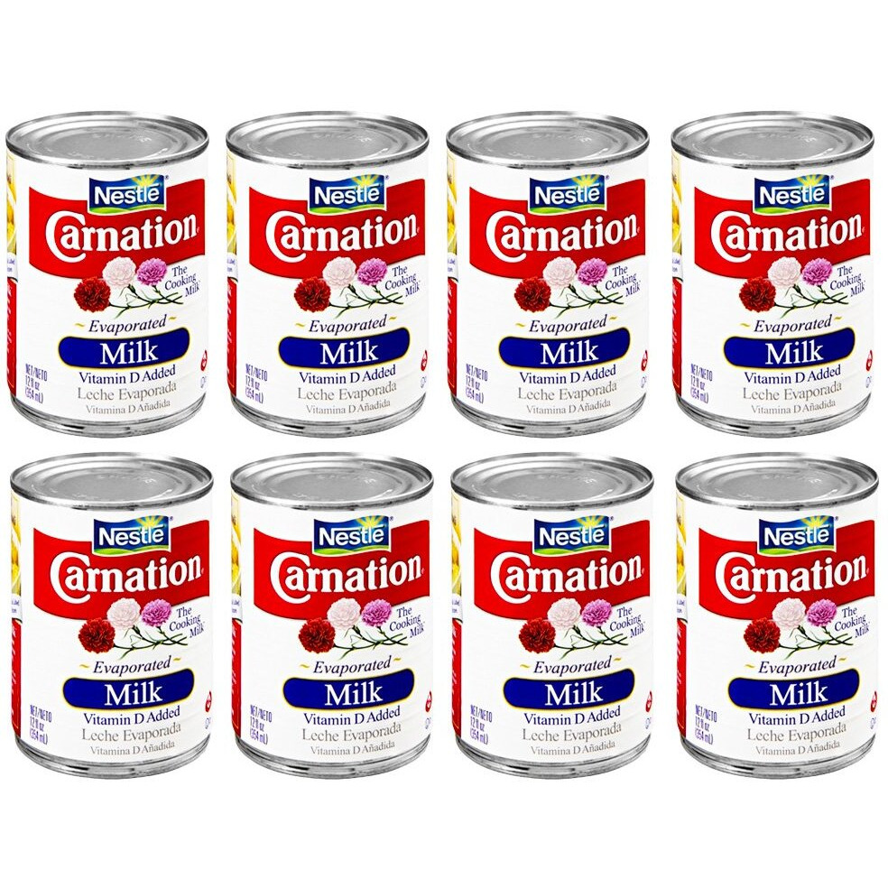Nestl   Carnation Evaporated Milk 12Oz (Pack Of 08)