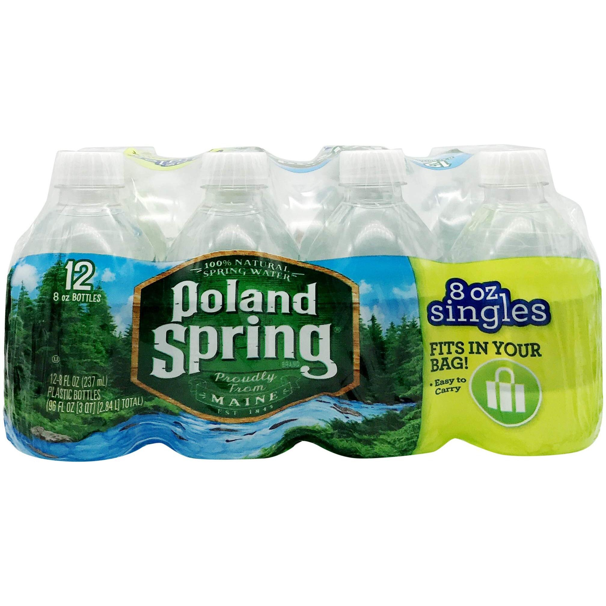 Poland Spring Half Pint Natural Spring Water 12 Pk - 27.6 Pounds