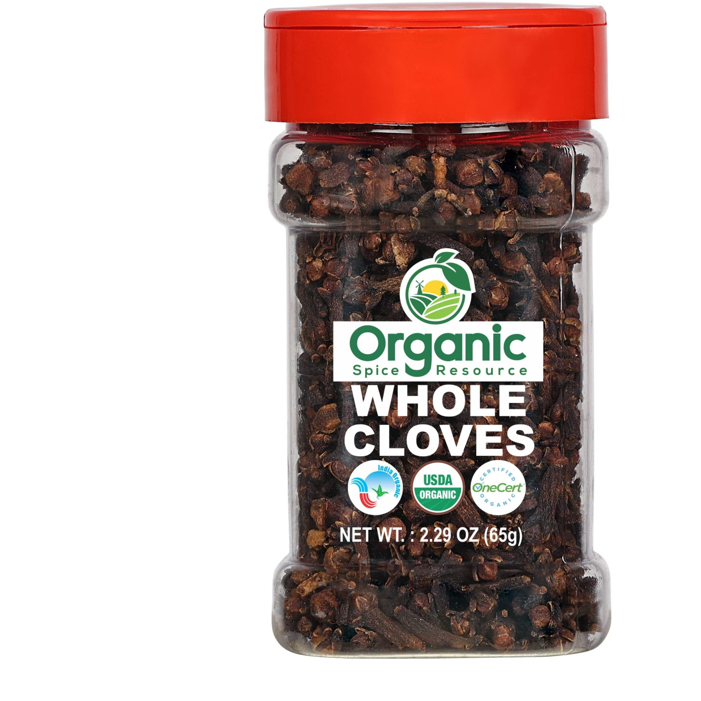 Organic Whole Cloves | 2.29 Oz Or 65G | Usda Organic Approved | Vegan | Non-Gmo, All Natural Blend - 100% Raw And Natural From India, By Shoposr