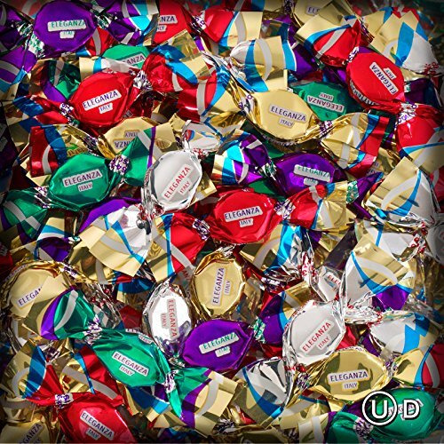 Glitterati Eleganza, Original Italian Miniature Hard Candies, Deluxe Quality, Individually Wrapped, 14Oz (400 Count)