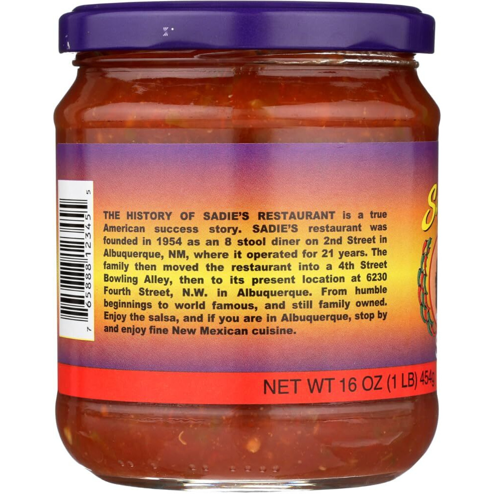 Sadie's Of New Mexico Salsa, Hot 16 Oz (Pack Of 3)
