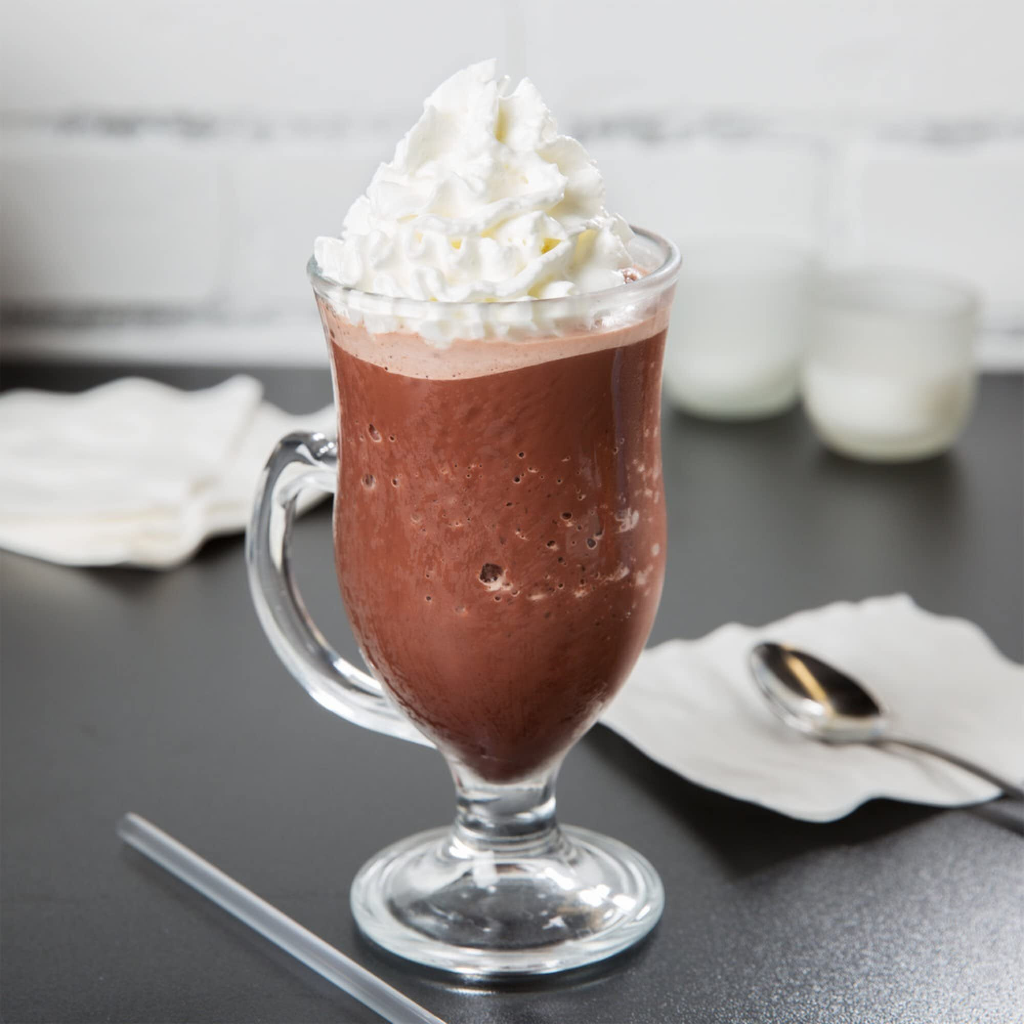 Ghirardelli Mocha Premium Frapp   Mix, 3.12 Lb Can With Ghirardelli Stamped Barista Spoon