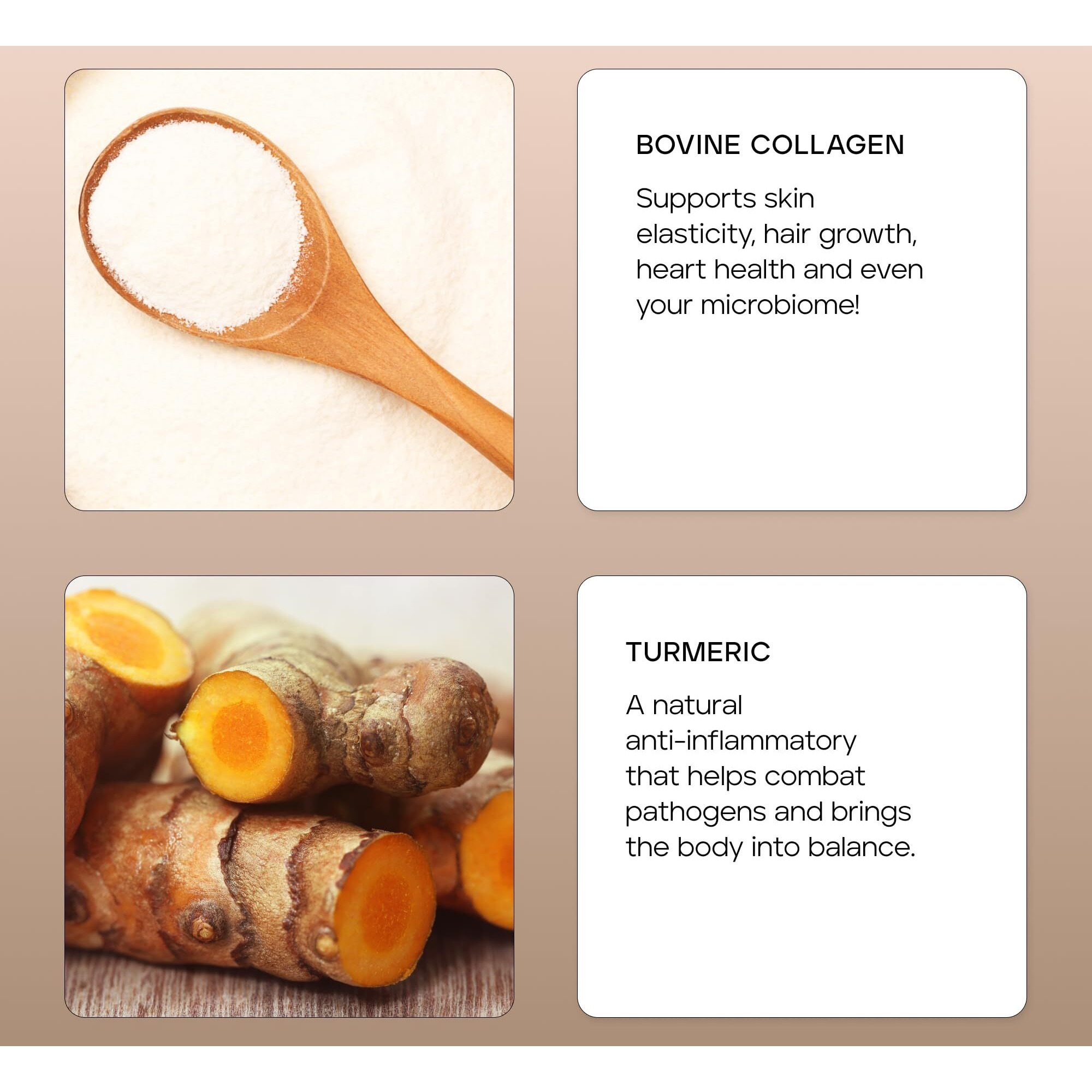 Kroma Premium Grass Fed Beef Bone Broth, Dairy & Gluten Free Powder Mix With Collagen, Protein, Turmeric & Other Organic Ingredients, Promotes Gut Health & Healthy Skin, Hair & Nails - 7 Packets