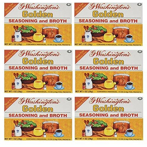 G Washingtons Seasoning And Broth, Golden, 1 Ounce (Pack Of 6)