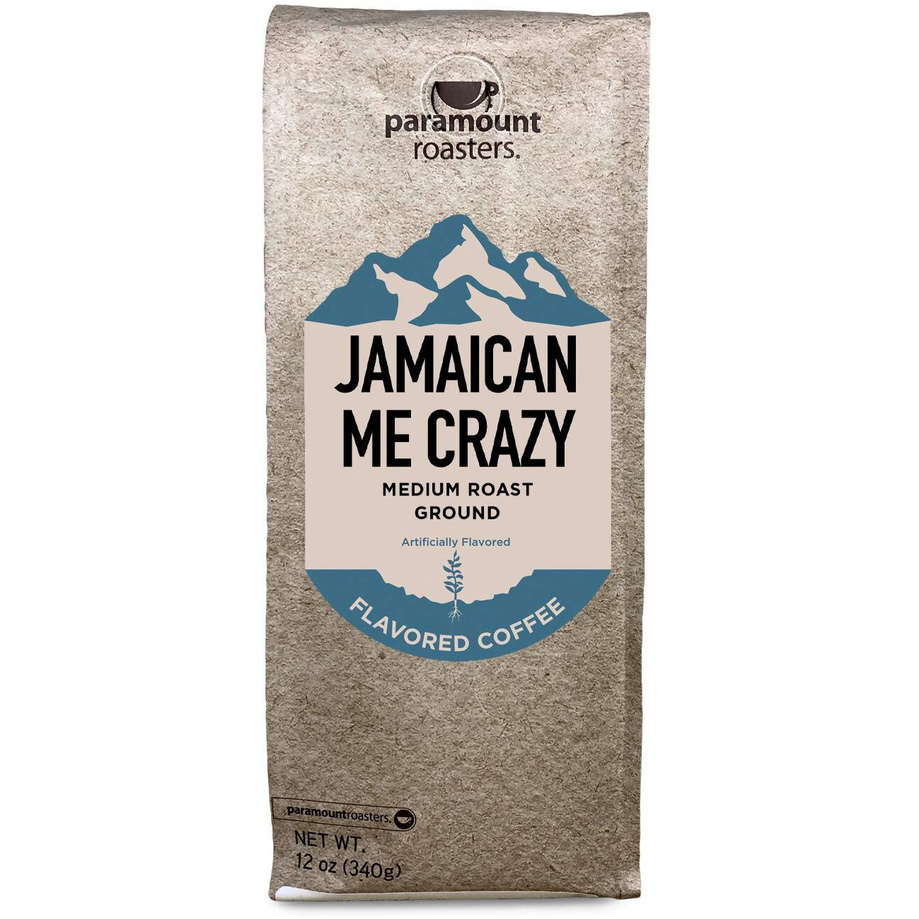 Paramount Roasters Jamaican Me Crazy Flavored Ground Coffee, 12 Oz Medium Roast, Paramount Coffee Company