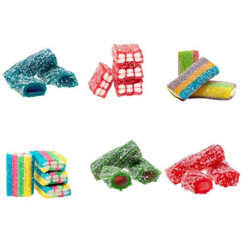 Licorice.Com Gourmet Sour Assorted Licorice Gift Set - Strawberry Sour, Blue Raspberry Sour, Watermelon Sour Licorice Twists (Pack Of 3)