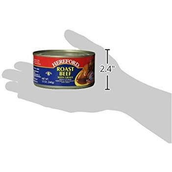 Hereford, Roast Beef In Gravy, 12Oz Can (Pack Of 6)