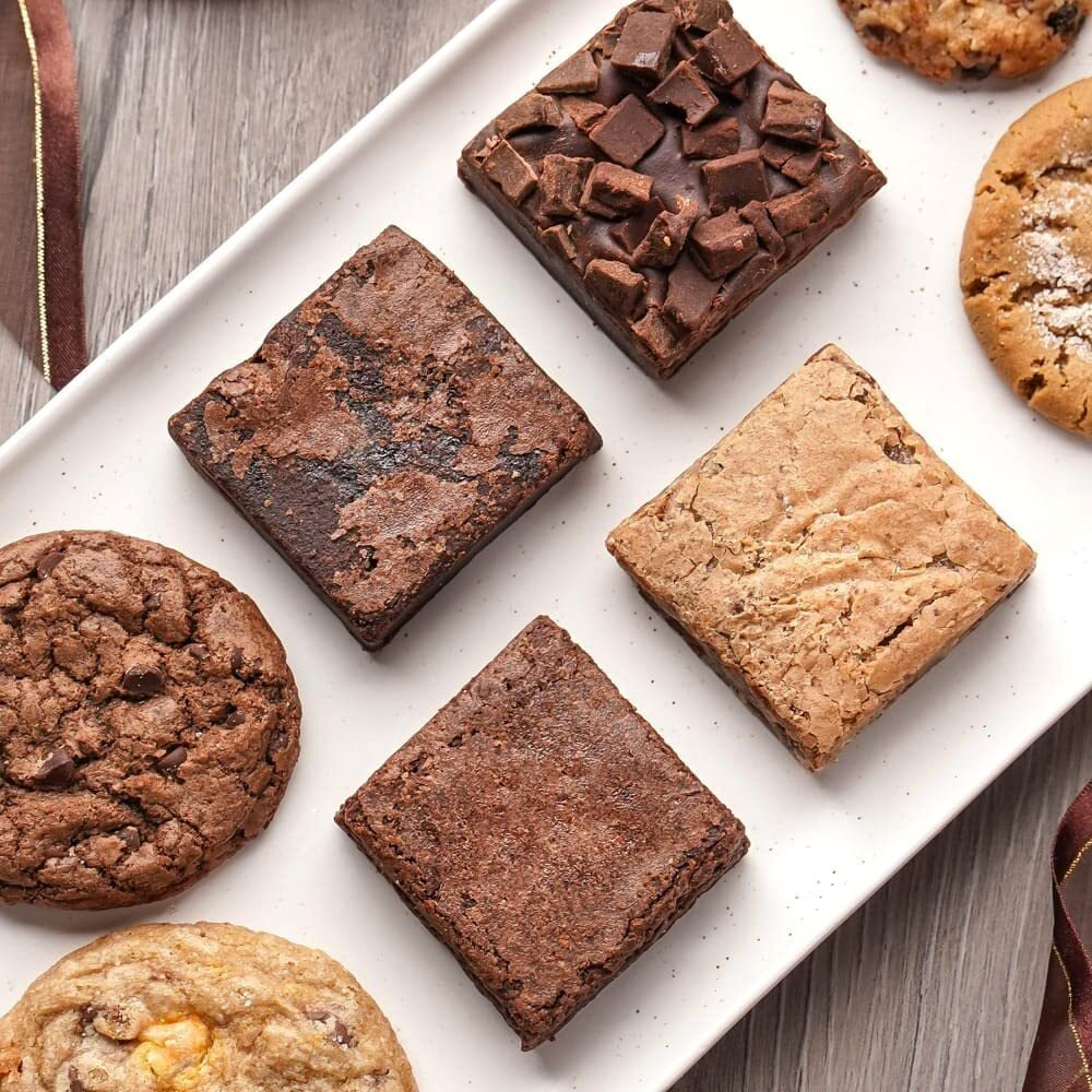 Broadway Basketeers Sympathy Wishes Gift Baskets Filled With Individually Wrapped Fresh Brownies And Cookies Assorted Toppings And Flavors Perfect For Her Him Friends Associates