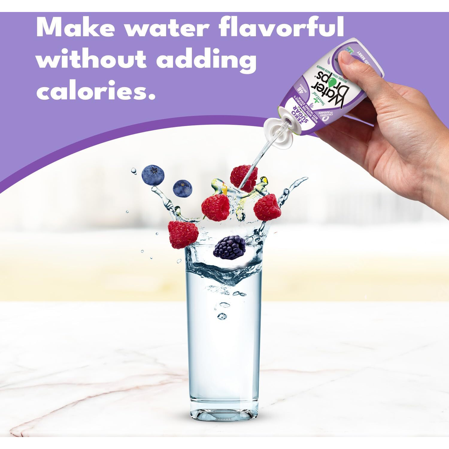 Sweetleaf Water Drops, Mixed Berry - Sugar-Free Water Enhancer Drops, Stevia & Monk Fruit Sweetener Water Flavoring, 1.62 Oz (Pack Of 6)