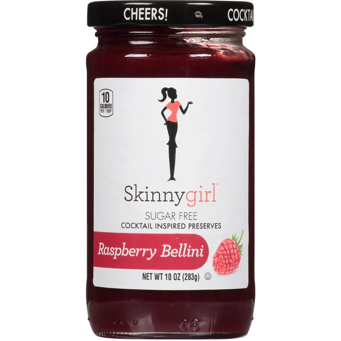 Skinnygirl Sugar Free Kosher Preserves Variety Pack, Strawberry, Raspberry, And Apricot, 10 Ounce Jars (Pack Of 3)