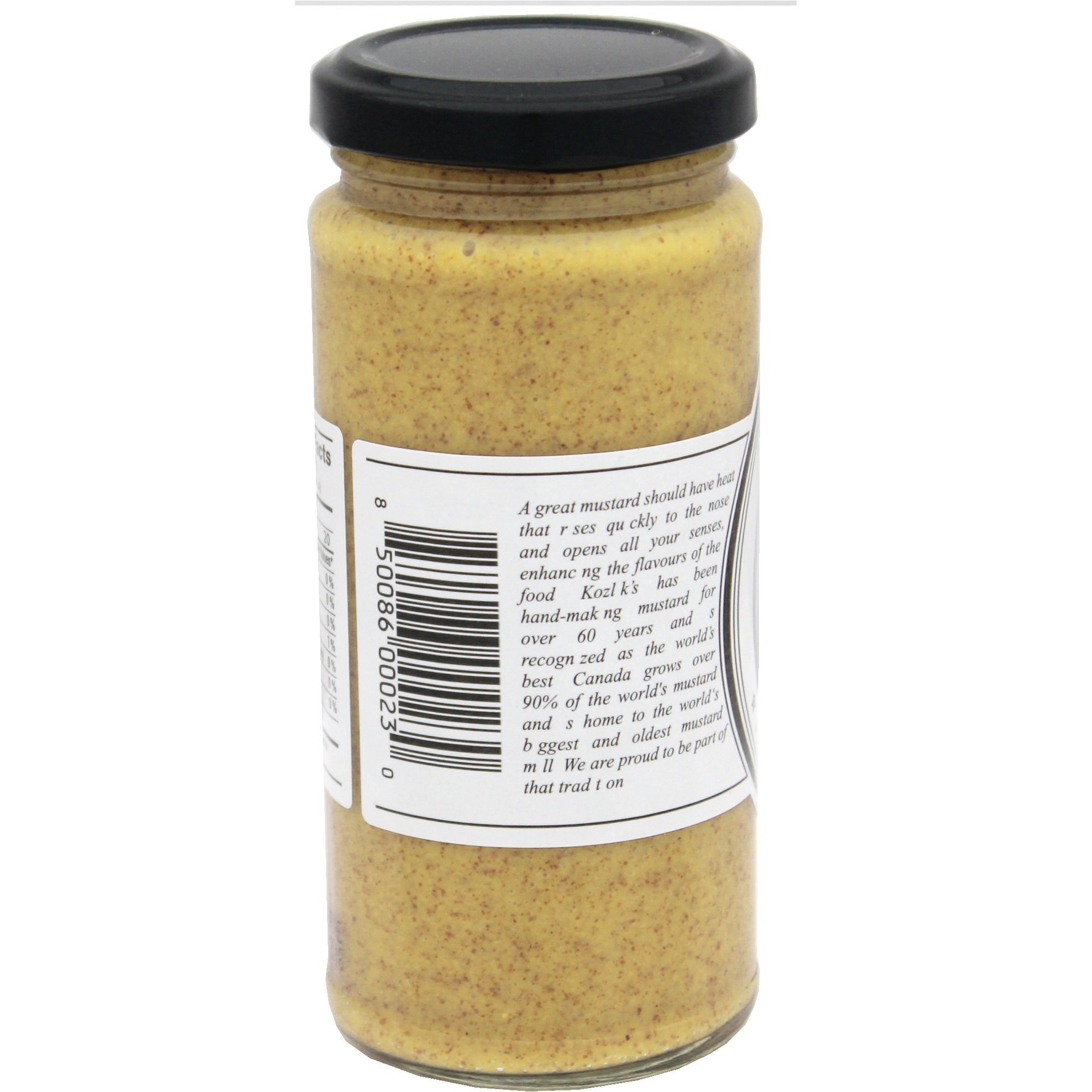 Kozlik's Sweet & Smoky Brown Yellow Dijon Natural Gluten Free Non-Gmo Mustard, 8.5Oz Jar