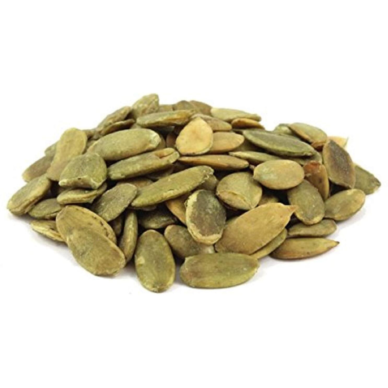 Dry Roasted Pepitas/Pumpkin Seeds Unsalted (1 Lb.) - Oven Roasted In Small Batches For Added Freshness - Vegan & Keto Friendly - Farm Fresh Nuts Brand