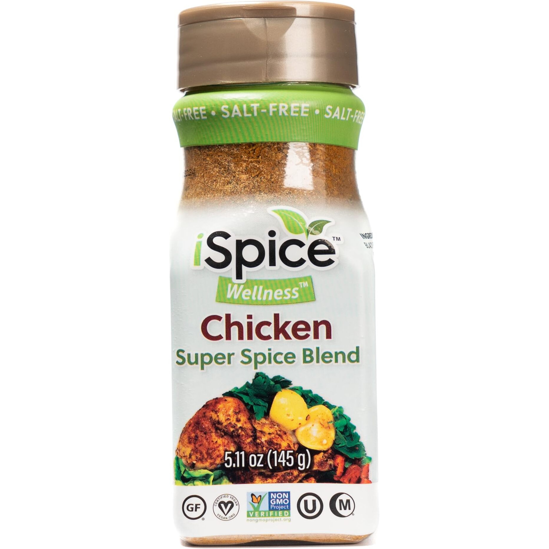 Ispice - Salt-Free | Sugar Free | 100% Fat Free Pure Wellness Chicken Super Spice Blend | All Natural | Ready To Use As Is | No Preparation Is Necessary