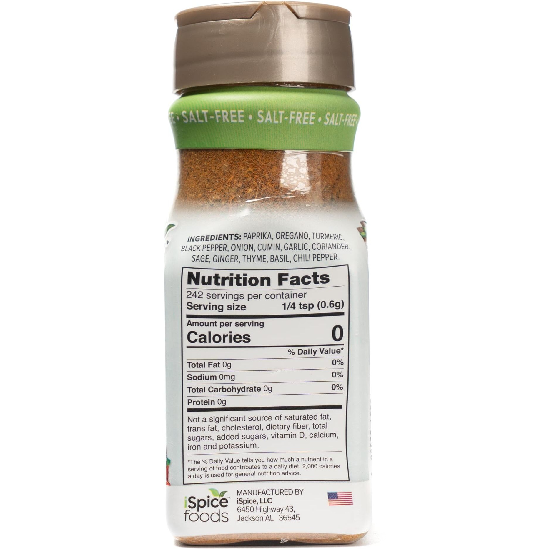 Ispice - Salt-Free | Sugar Free | 100% Fat Free Pure Wellness Chicken Super Spice Blend | All Natural | Ready To Use As Is | No Preparation Is Necessary