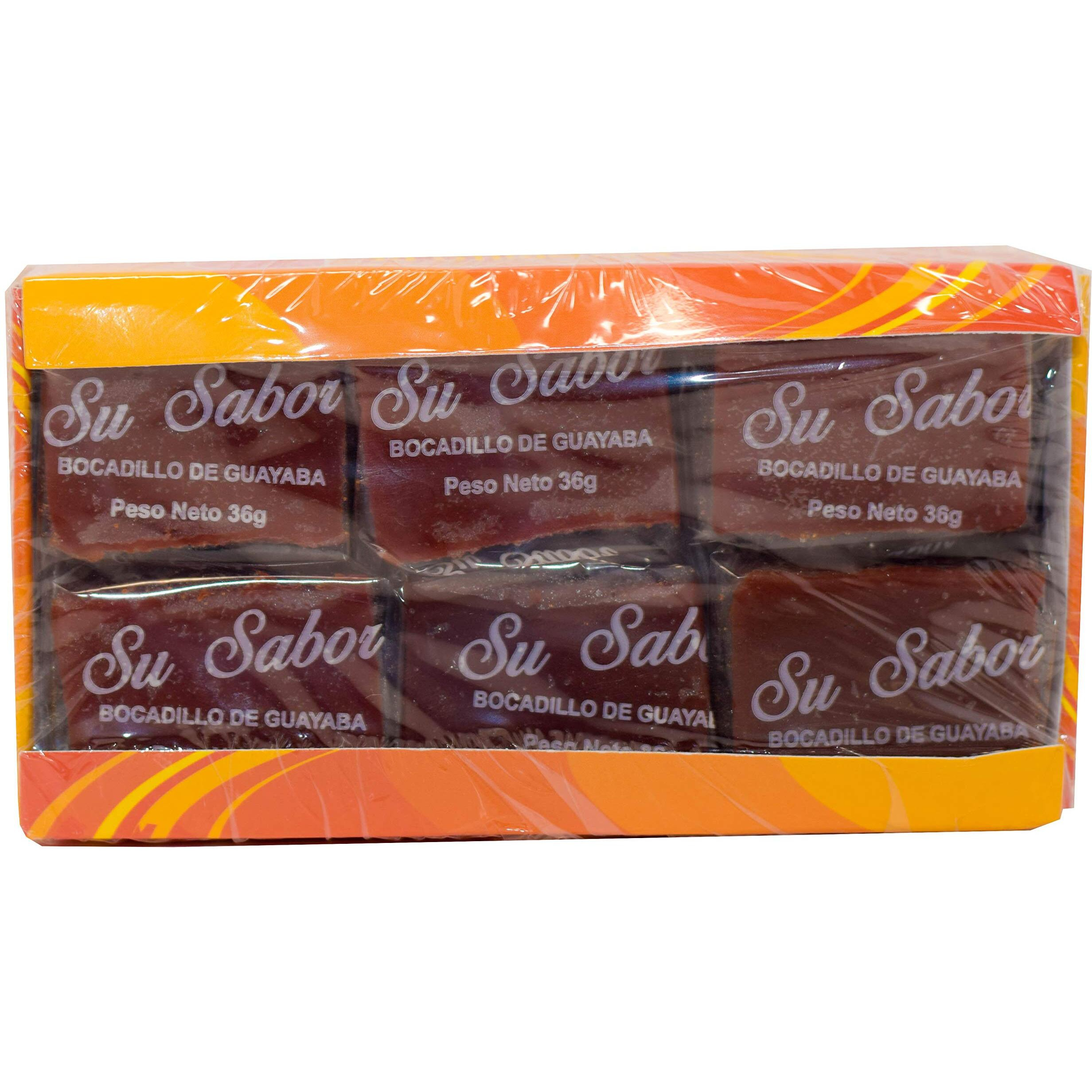 Su Sabor Guava Paste / Bocadillo De Guayaba 18 Units (Veleo Rojo)