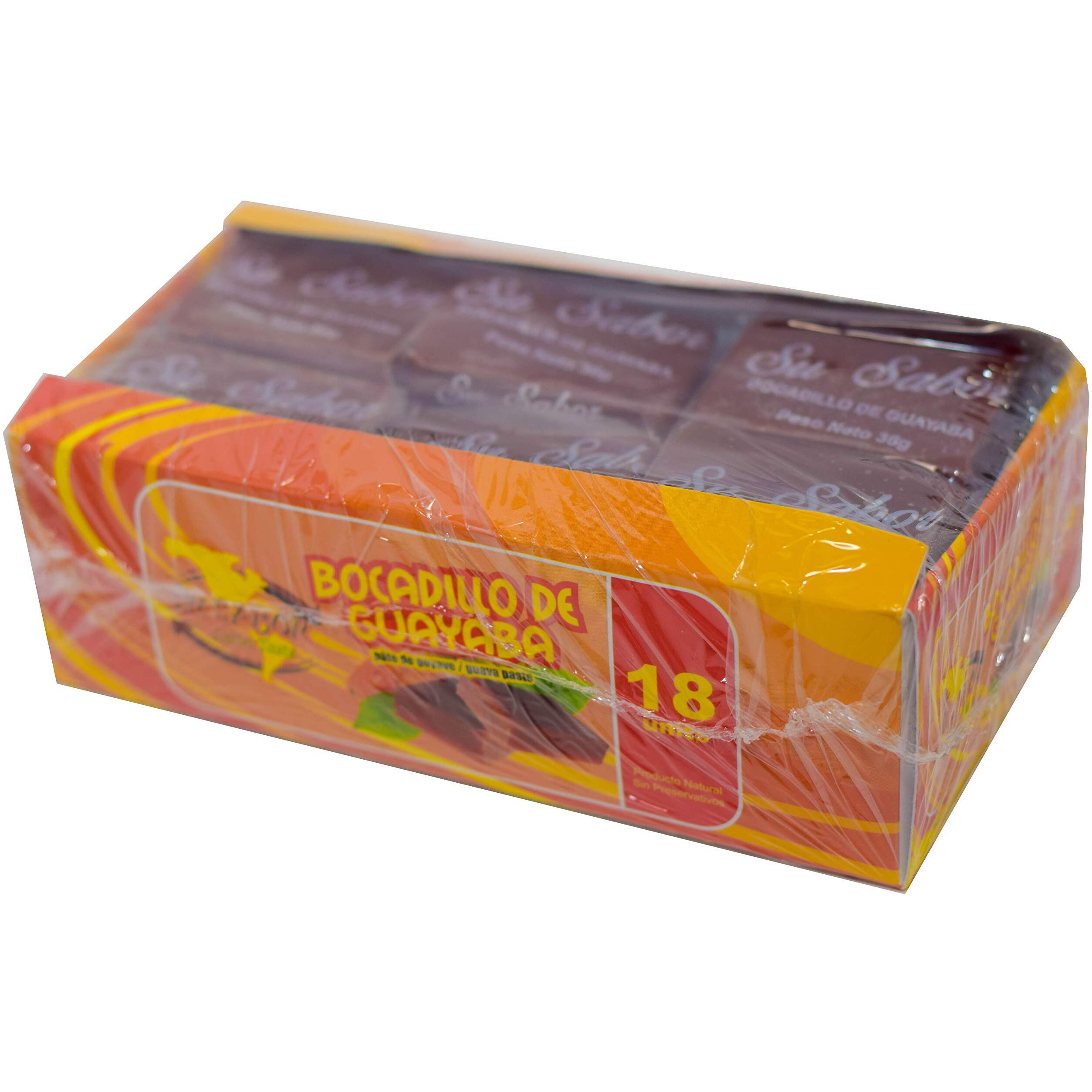 Su Sabor Guava Paste / Bocadillo De Guayaba 18 Units (Veleo Rojo)