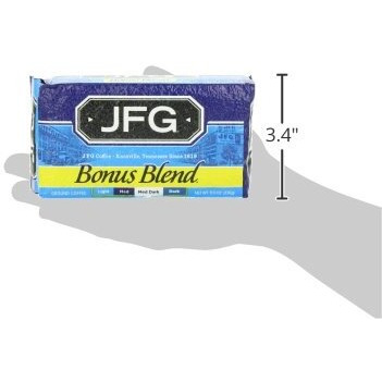 Jfg Bonus Blend Medium-Dark Roast Ground Coffee, 11.5Oz Bag (Pack Of 1)
