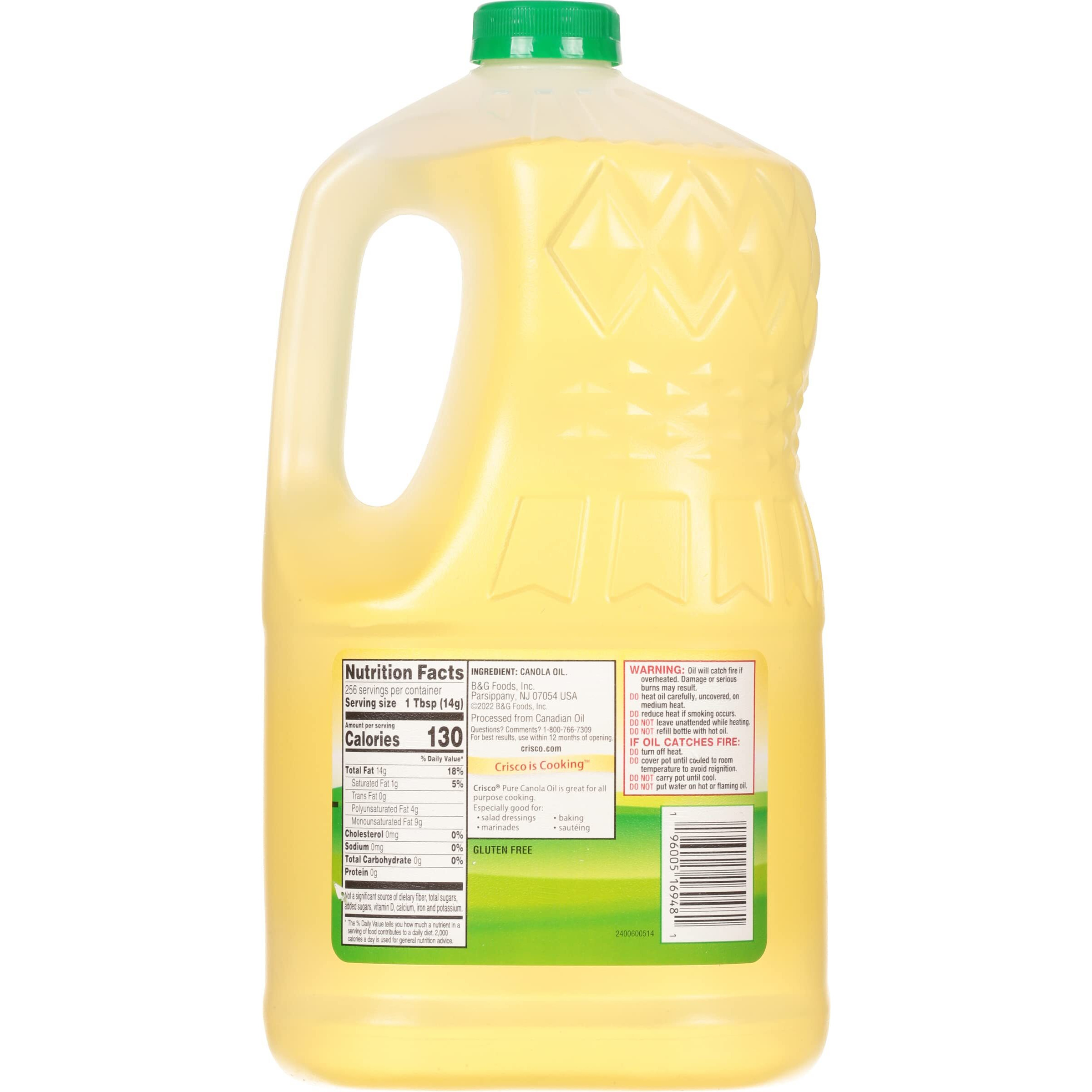 Crisco Pure Canola Oil, 1 Gallon