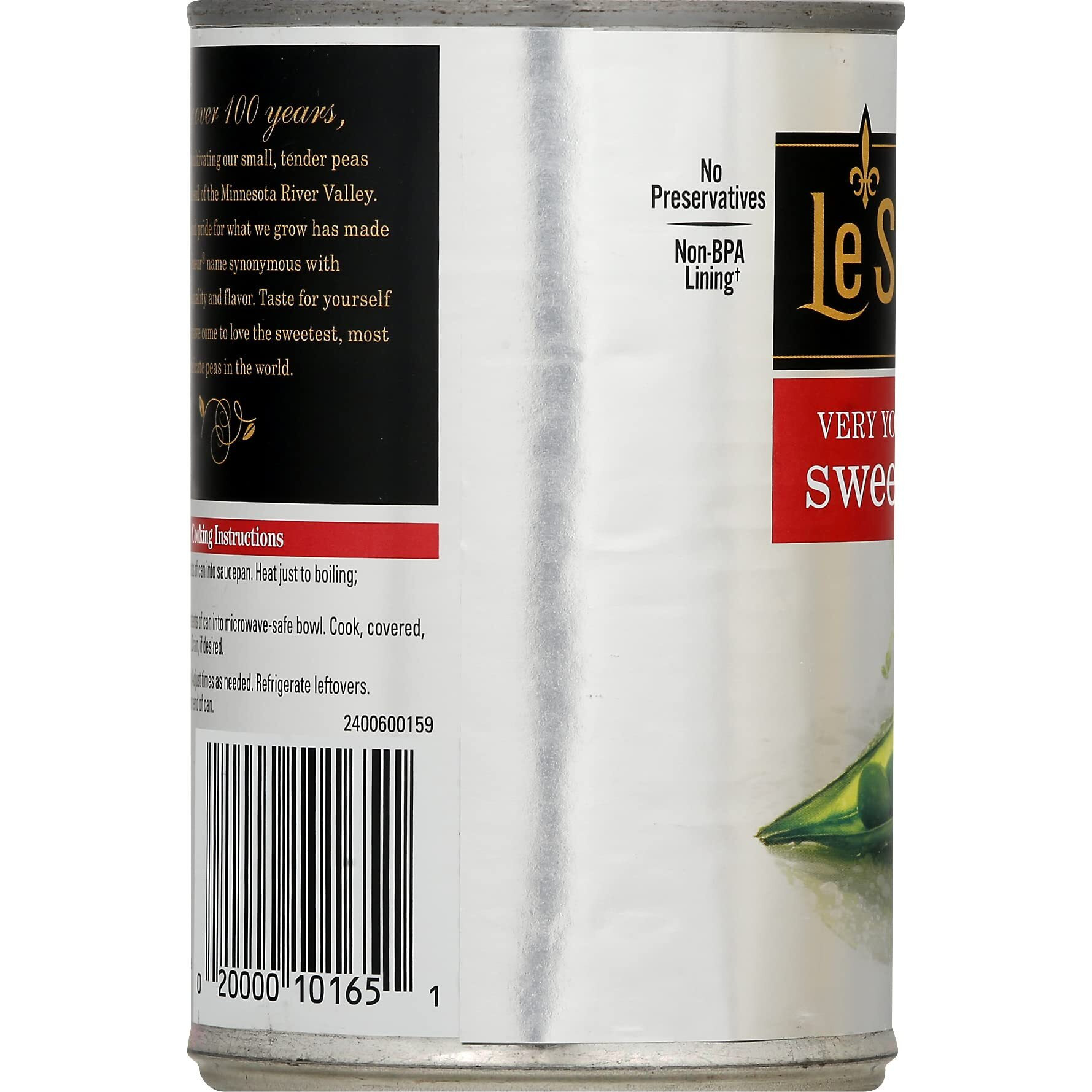 Le Sueur Very Young Small Sweet Peas, 15 Ounce (Pack Of 24)