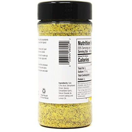 Kingsford Badia Lemon Pepper All-Purpose Seasoning, 6.5 Oz (Pack Of 6)