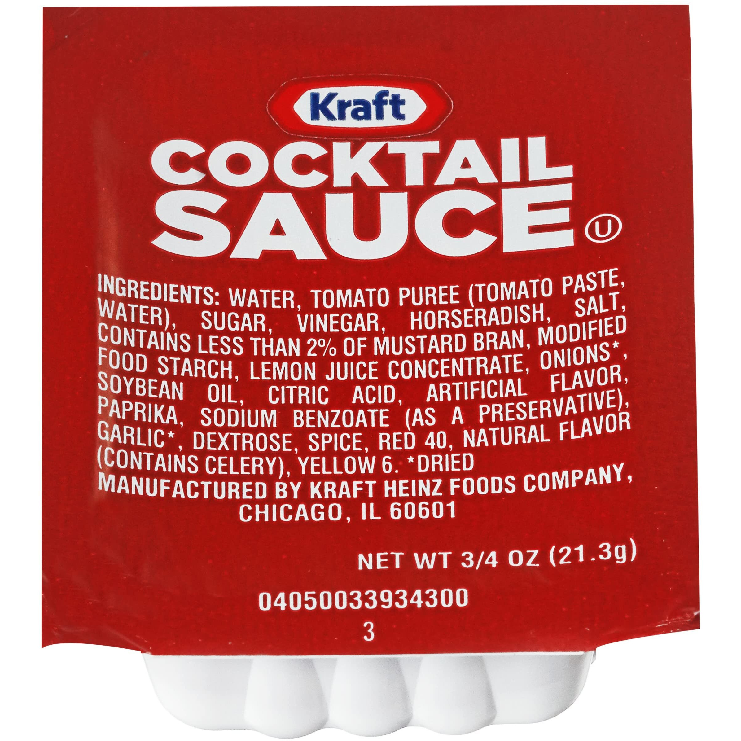 Kraft Cocktail Sauce Single Serve Packet (0.75 Oz Packet, Pack Of 200)