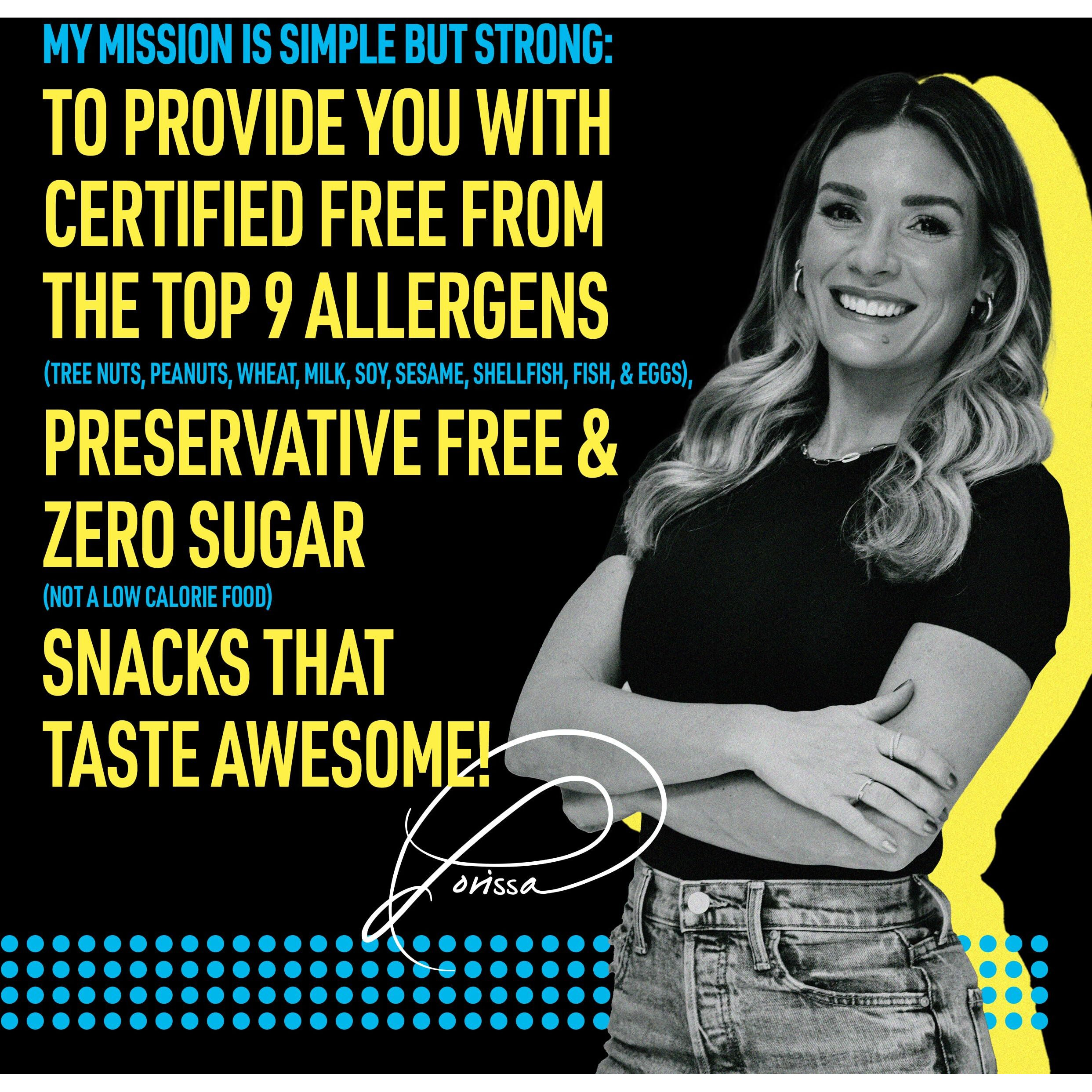 Lorissa's Kitchen Premium Grass-Fed & Finished Jerky Snack Sticks 24-Pack Herb-A-Licious Turkey Flavor, 8G Protein, Certified Free From Top 9 Allergens, Gluten-Free, Non-Gmo, Zero Sugar, Keto, Paleo