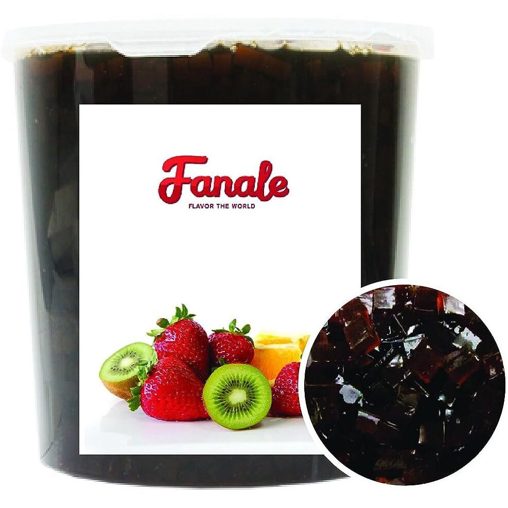 Fanale Coconut Jelly Topping Nata De Coco For Boba Tea | Ice Cream | Yogurt | Smoothie | Milk Tea | Desserts Coffee, 7.26 Pound (Pack Of 4)| Jel011-Cs