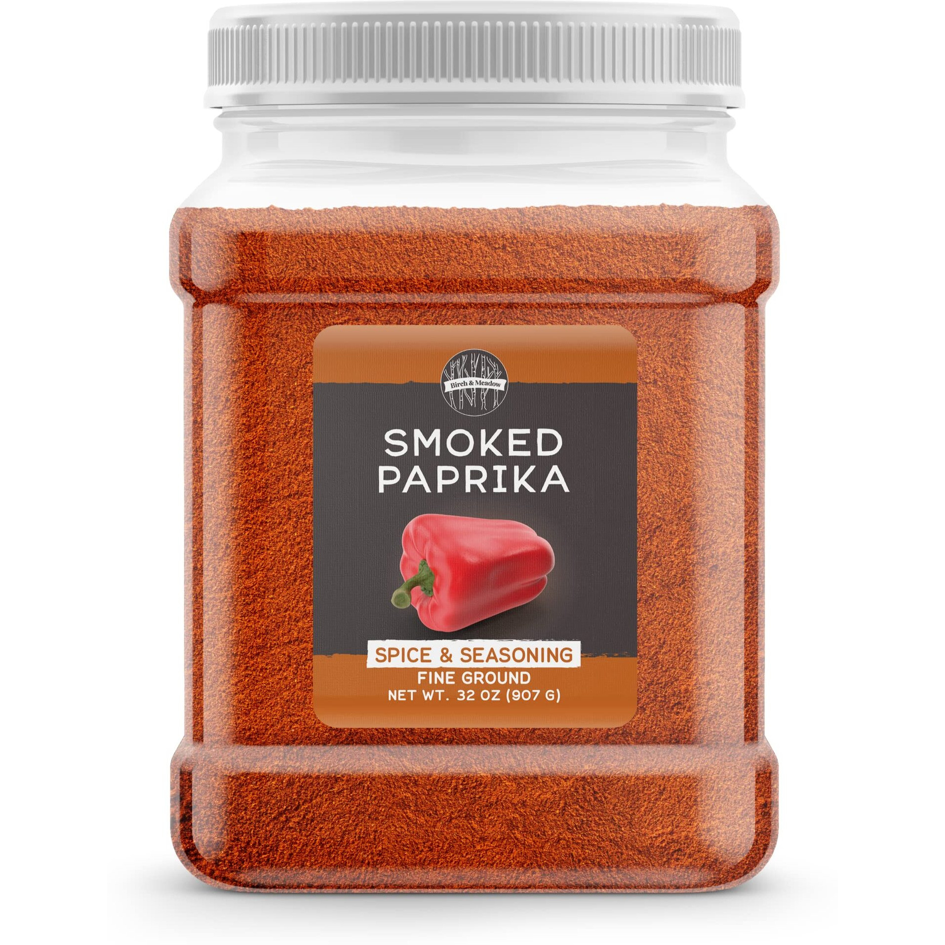 Birch & Meadow Smoked Paprika, Fine Ground, Spice & Seasoning, Dry Rubs (2 Pounds)