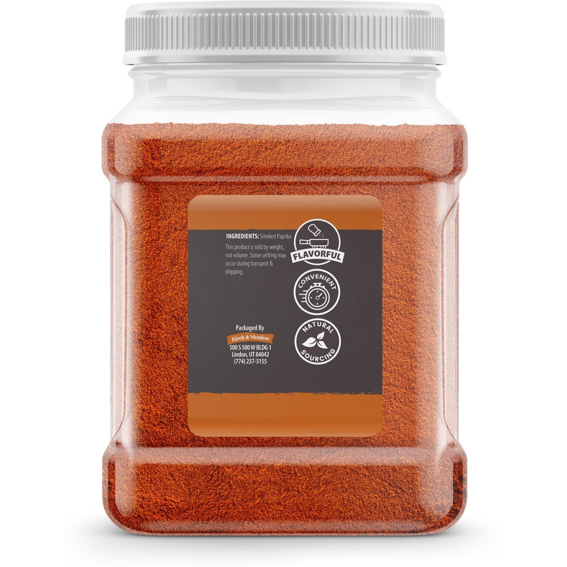 Birch & Meadow Smoked Paprika, Fine Ground, Spice & Seasoning, Dry Rubs (2 Pounds)