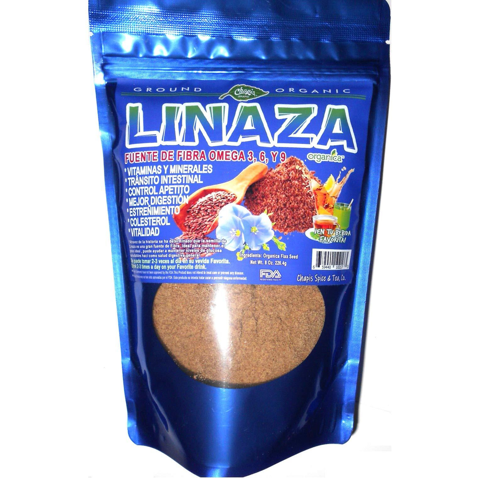 Linaza Molida Organica/Organic Flax Seeds Powder Nt Wt 8Oz (226G)