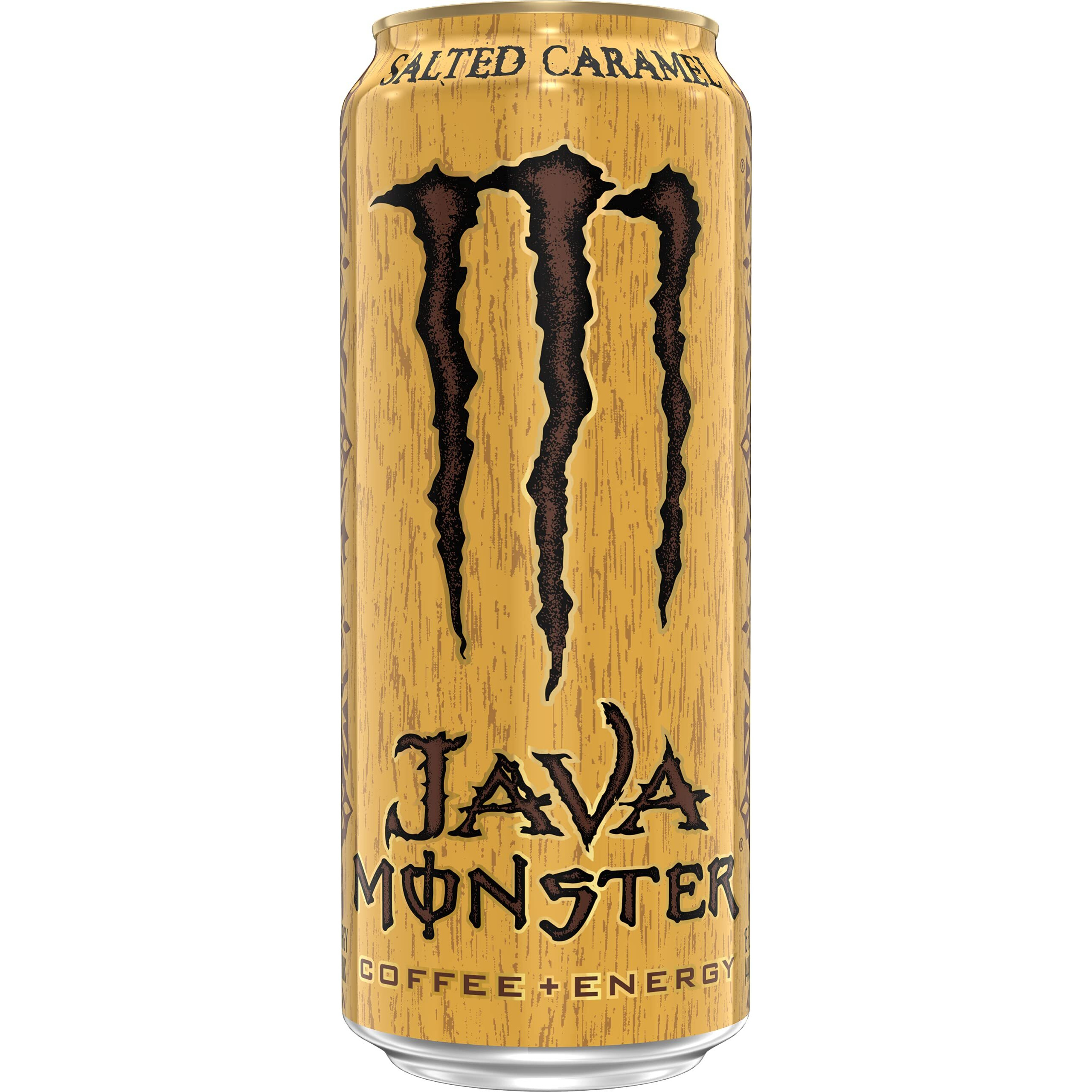 Monster Energy Java Monster Salted Caramel, Coffee + Energy Drink, 15 Fl Oz (Pack Of 12)