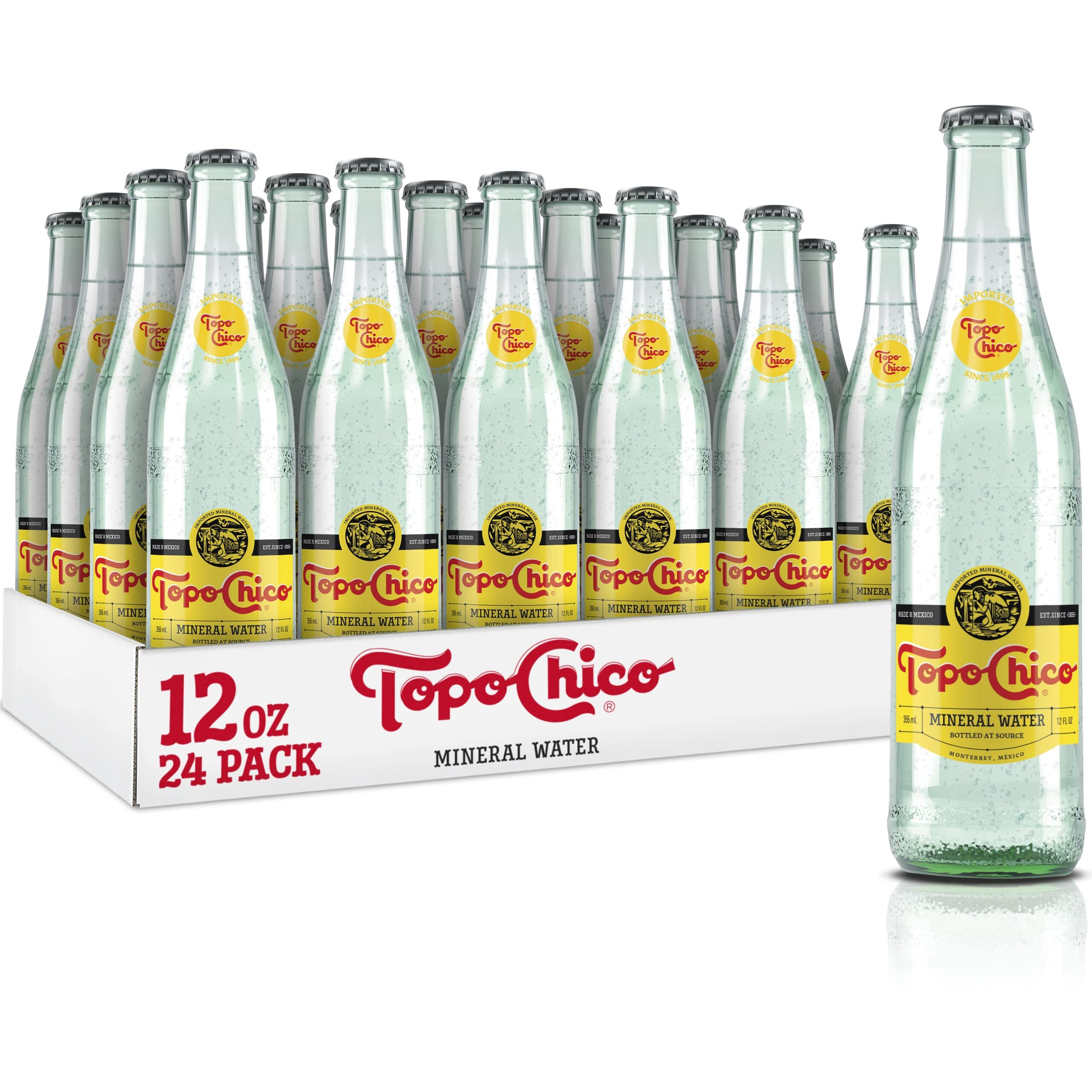 Topo Chico Mineral Water, 12 Fl Oz, Pack Of 24