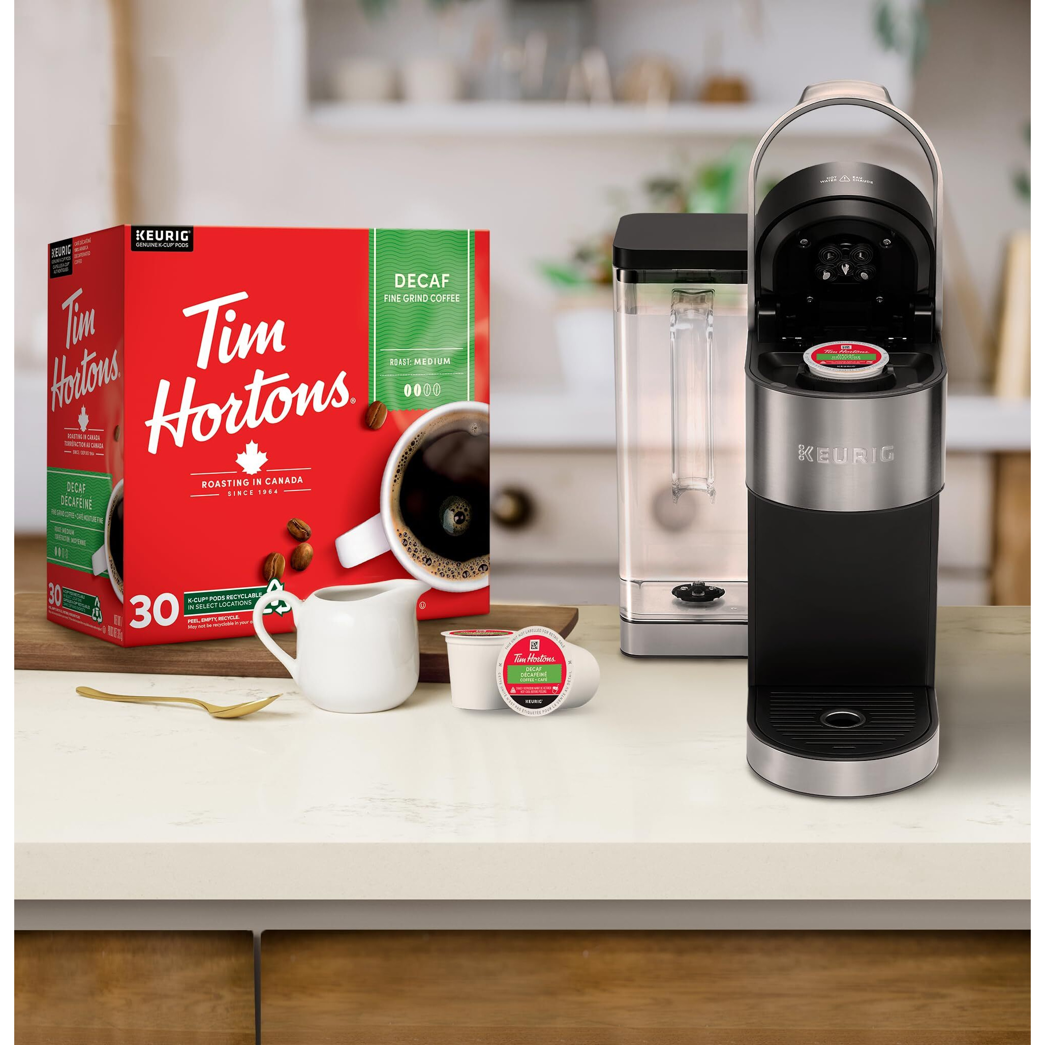 Tim Hortons K-Cup Decaf Coffee 30 Count