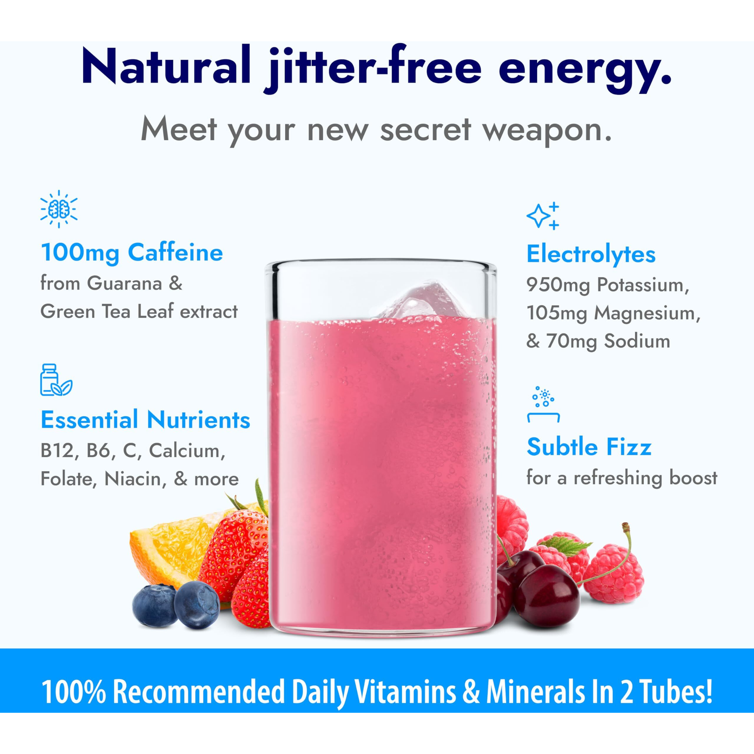 Zipfizz Daily Energy Drink Powder, Variety Pack, 15 Pack | 3-In-1 Sustained Energy, Rapid Hydration, And Essential Vitamins | Sugar-Free | Electrolyte Powder | Contains Vitamin B-12 & Antioxidants