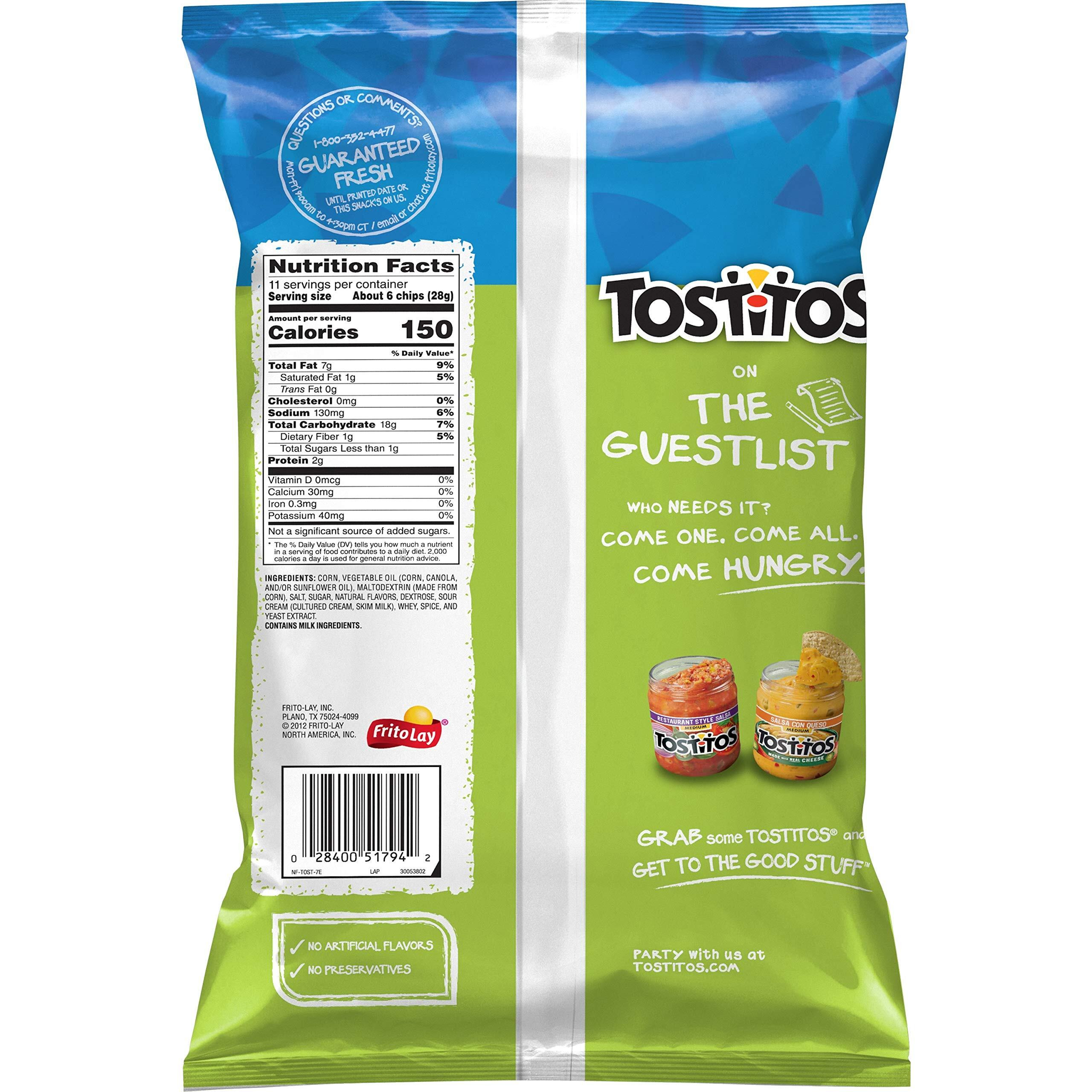 Tostitos Tortilla Chips Hint Of Lime Bag, 11 Oz
