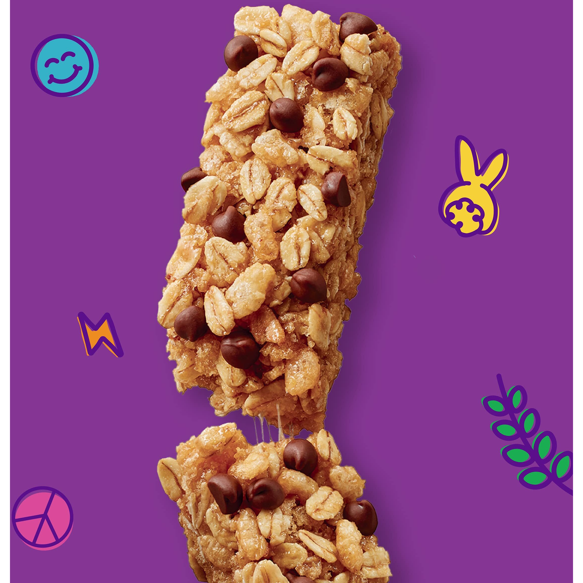 Annie's Gluten Free Chewy Granola Bars, Double Chocolate Chip, 5 Bars, 4.9 Oz. (Pack Of 12)