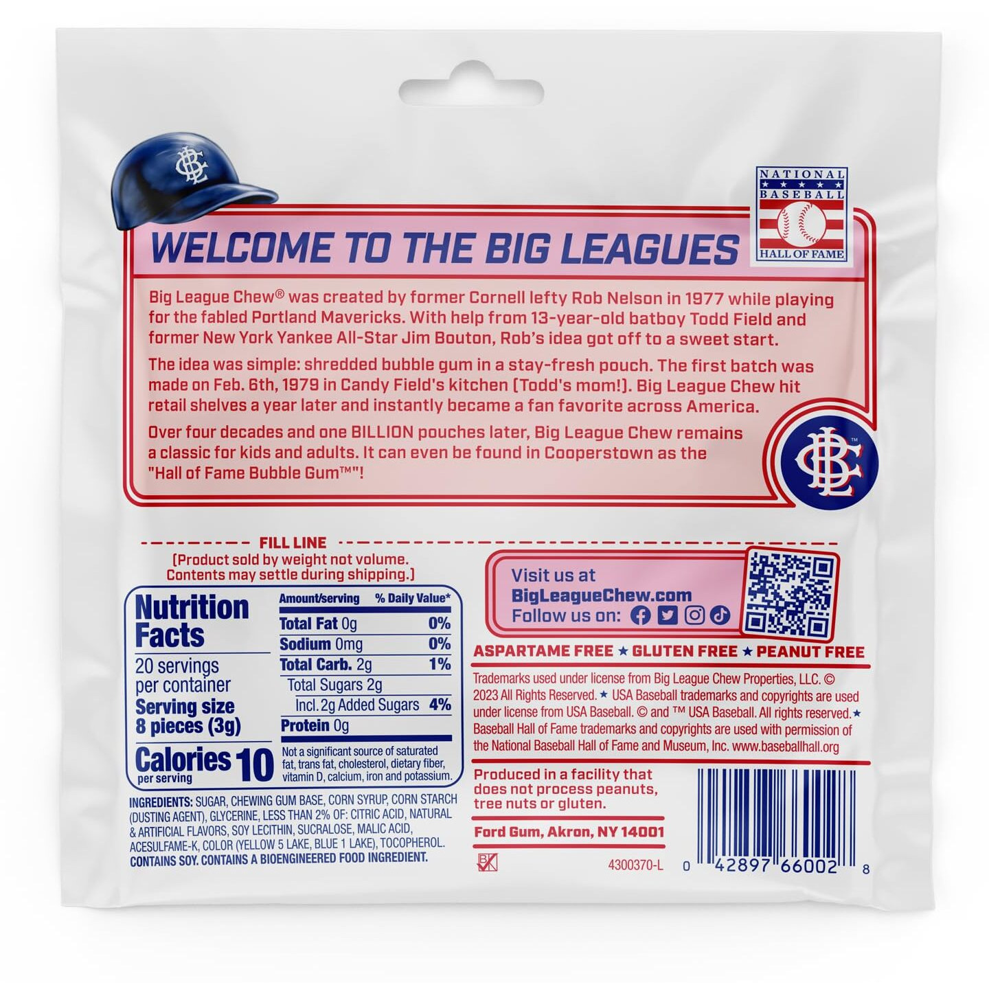 Big League Chew Swingin' Sour Apple Bubble Gum - Tart & Tangy Apple Flavor Burst | Ideal For Baseball Games, Teams, Concessions, Parties, And More | Pack Of 12 Bags (2.12Oz Each)