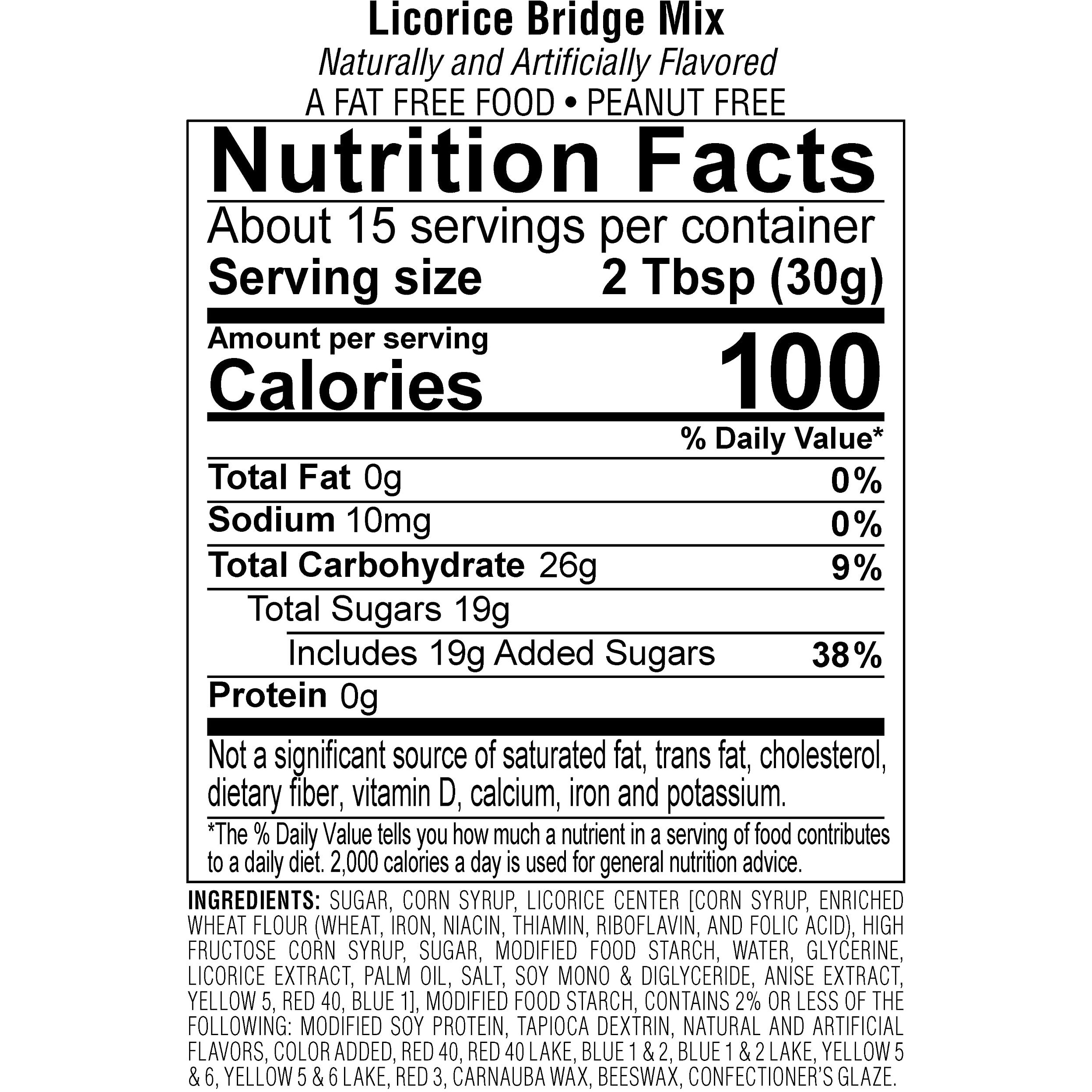 Jelly Belly Licorice Bridge Mix Candy Assortment - 1 Pound (16 Ounces) Resealable Bag - Genuine, Official, Straight From The Source