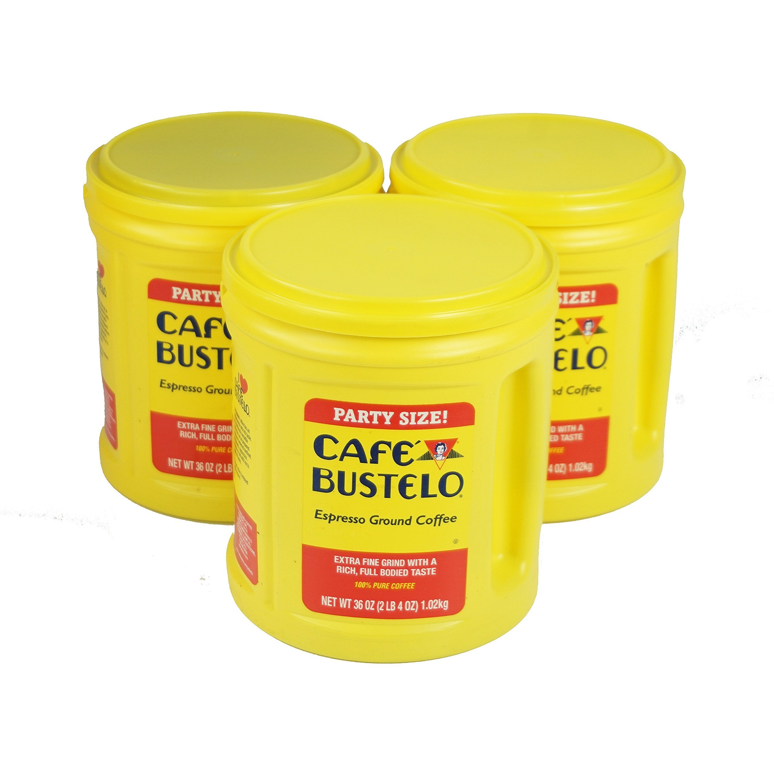 Caf   Bustelo Espresso Dark Roast Ground Coffee, 36 Ounce (Pack Of 3)