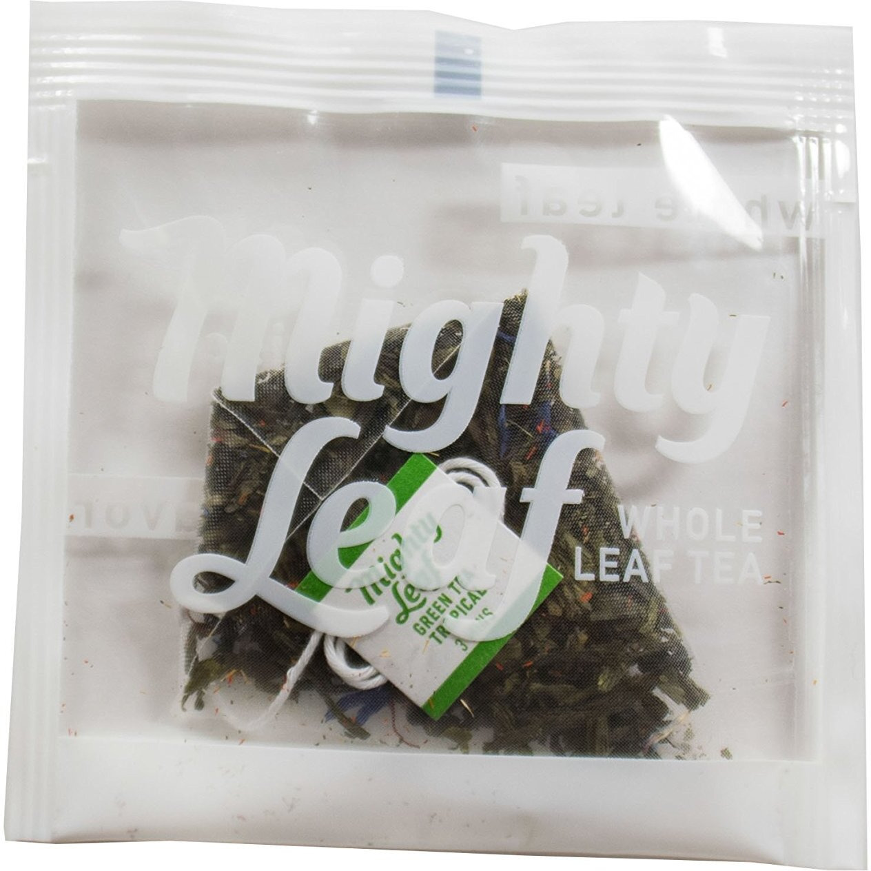 Mighty Leaf Green Tea, Tropical, 15 Pouches (Pack Of 3)