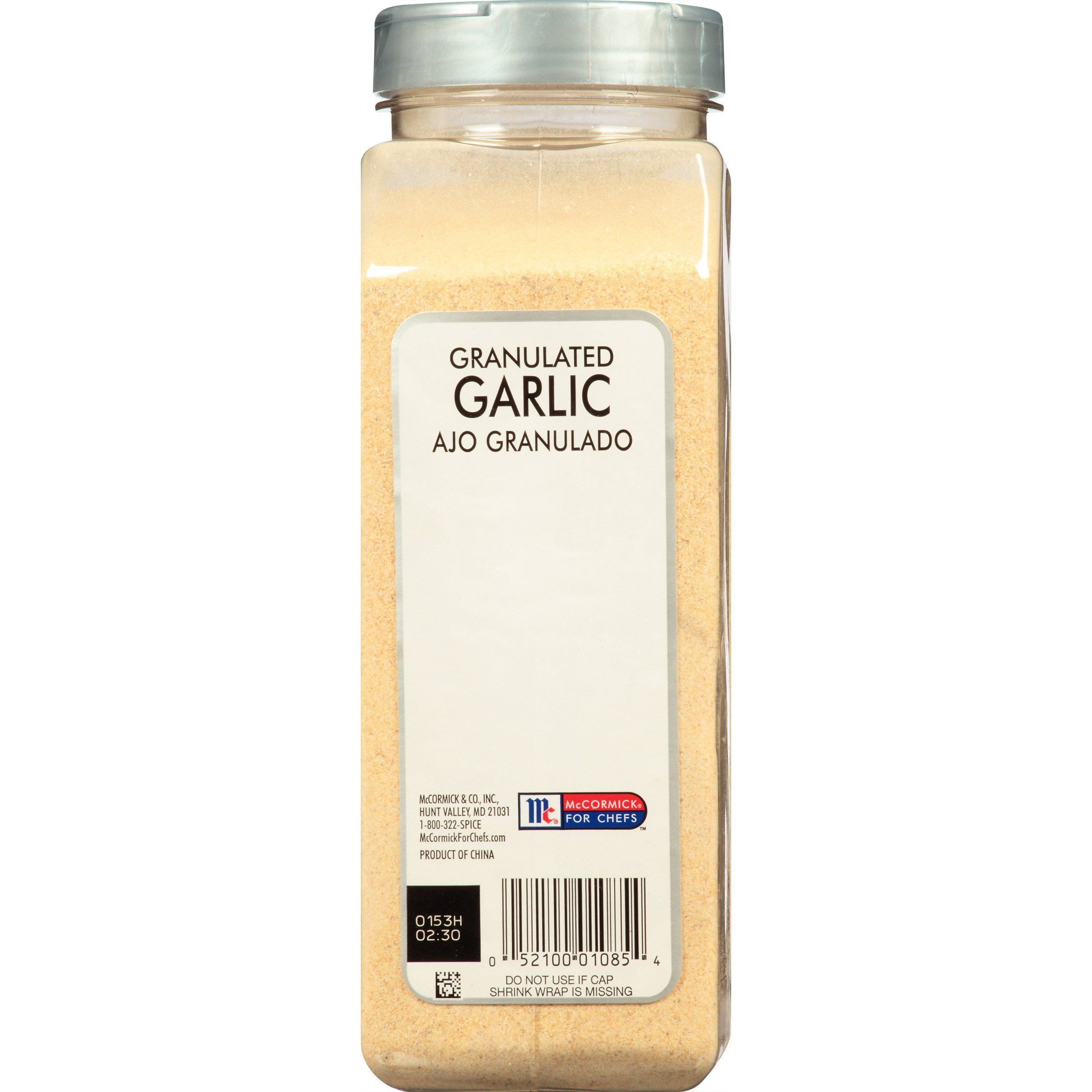 Mccormick Culinary Granulated Garlic, 26 Oz - One 26 Ounce Container Of Granulated Garlic Powder, Best In Rubs For Beef, Pork, Fish, Poultry Or Sauces