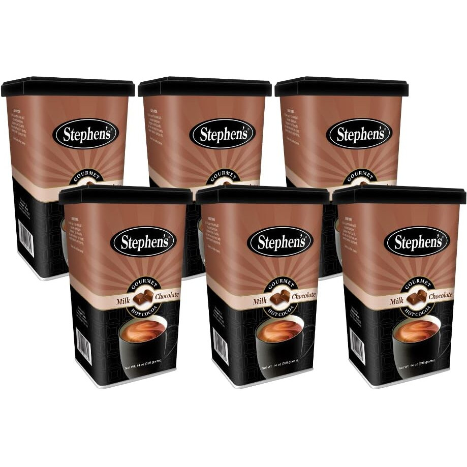 Stephen's Gourmet Hot Cocoa, Milk Chocolate, 14 Oz (Pack Of 6)