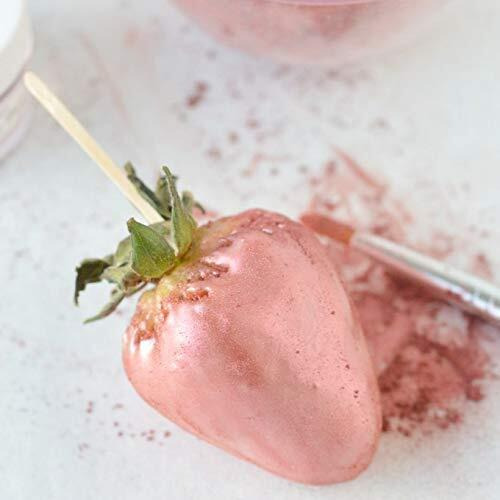 Luster Dust - Rose Gold (4G 1X Pump) | Edible Vegan Dust & Paint For Cake Decorating, Ice Cream, Desserts, Cocktails And Beverages By Bakell
