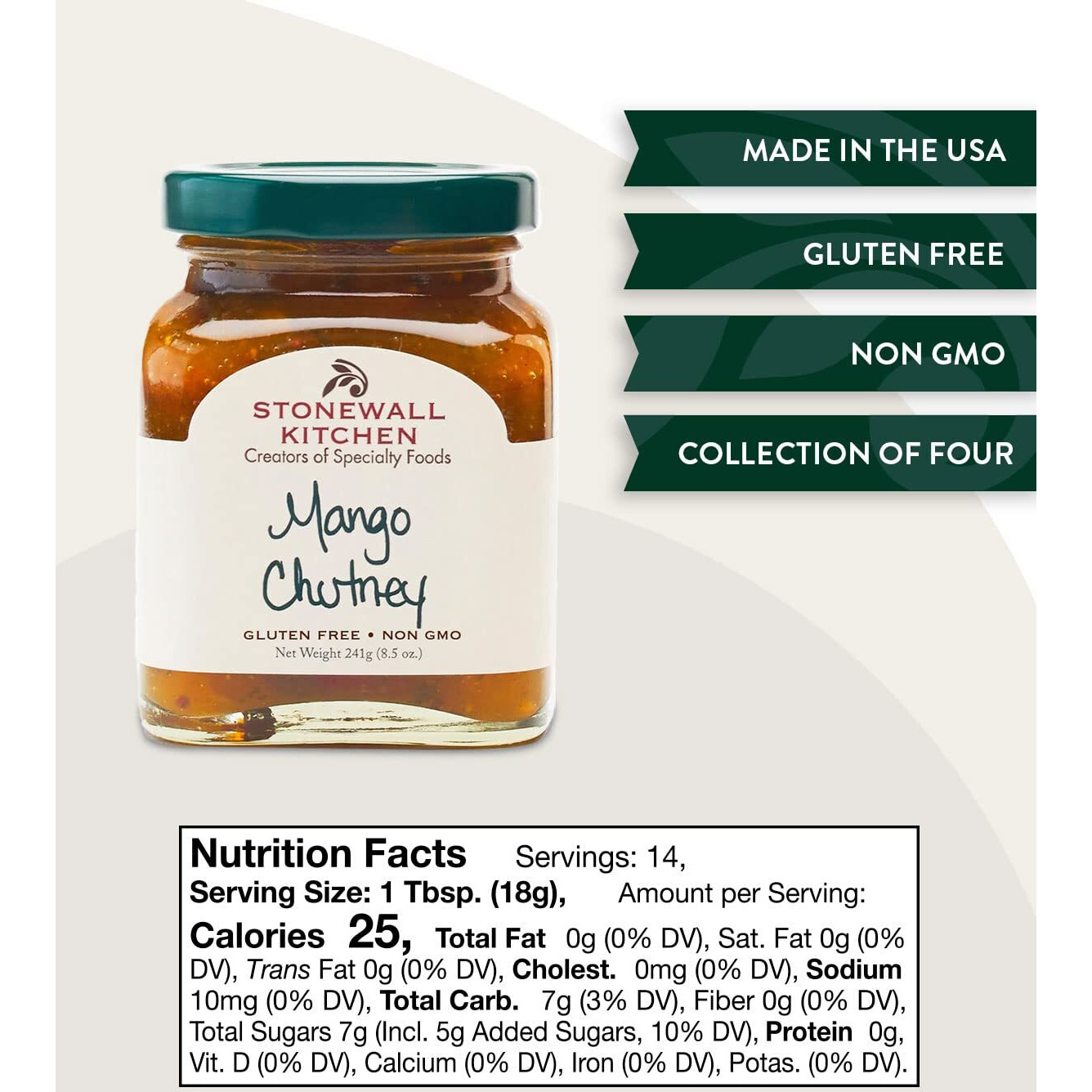 Stonewall Kitchen Mango Chutney, 8.5 Ounces
