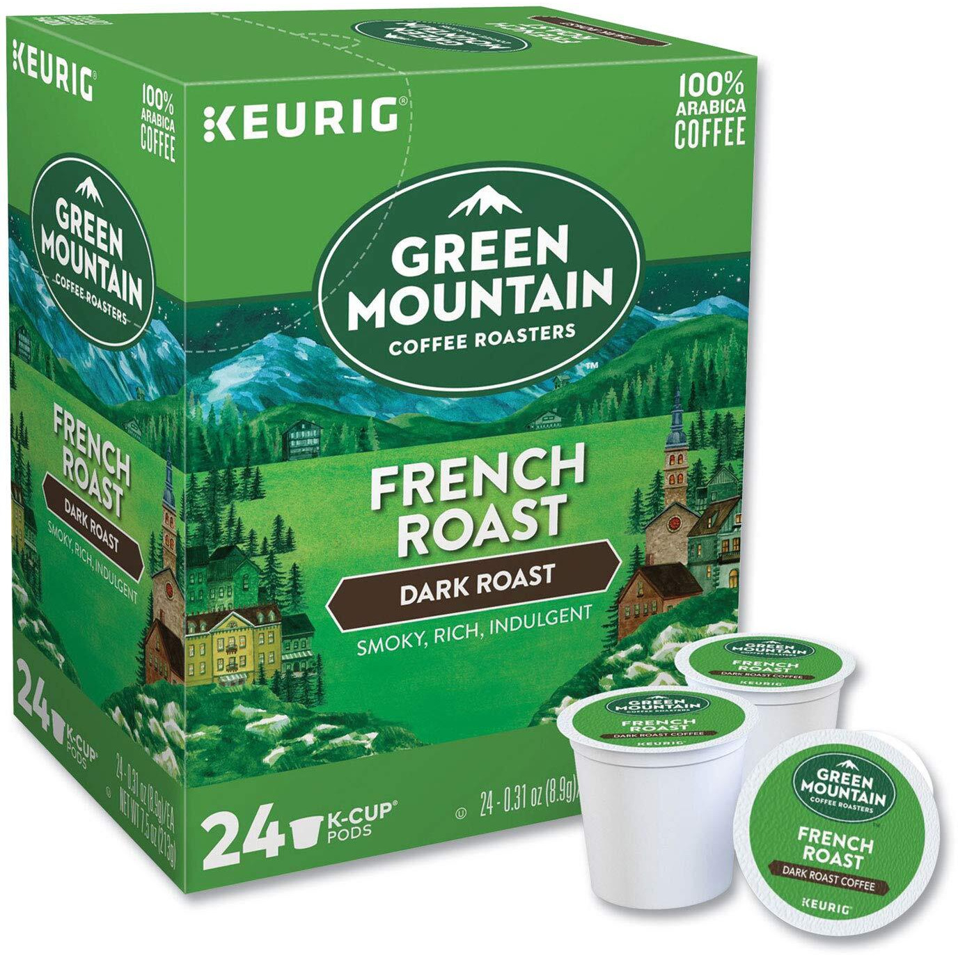 Green Mountain Coffee French Roast, K-Cup Portion Pack For Keurig K-Cup Brewers, 24-Count