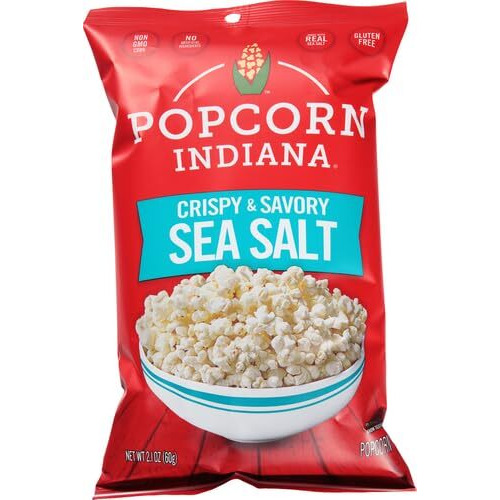 Popcorn, Indiana Sea Salt, 2.1-Ounce (Pack Of 6)