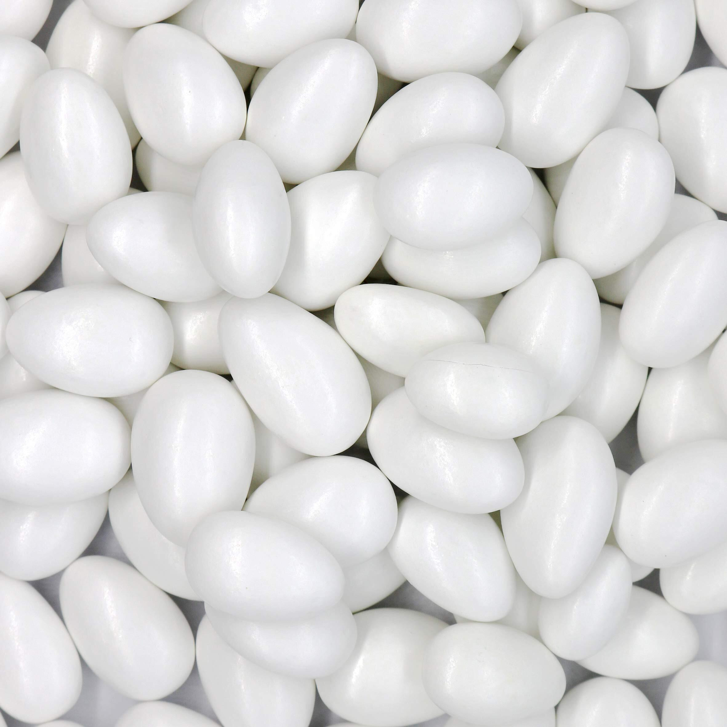 Smarty Stop Jordan Almonds (White - Pastel Colors, 10 Pound (Pack Of 1))